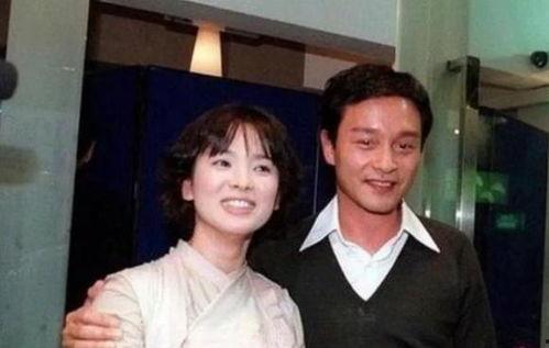 张国荣跟明星接吻